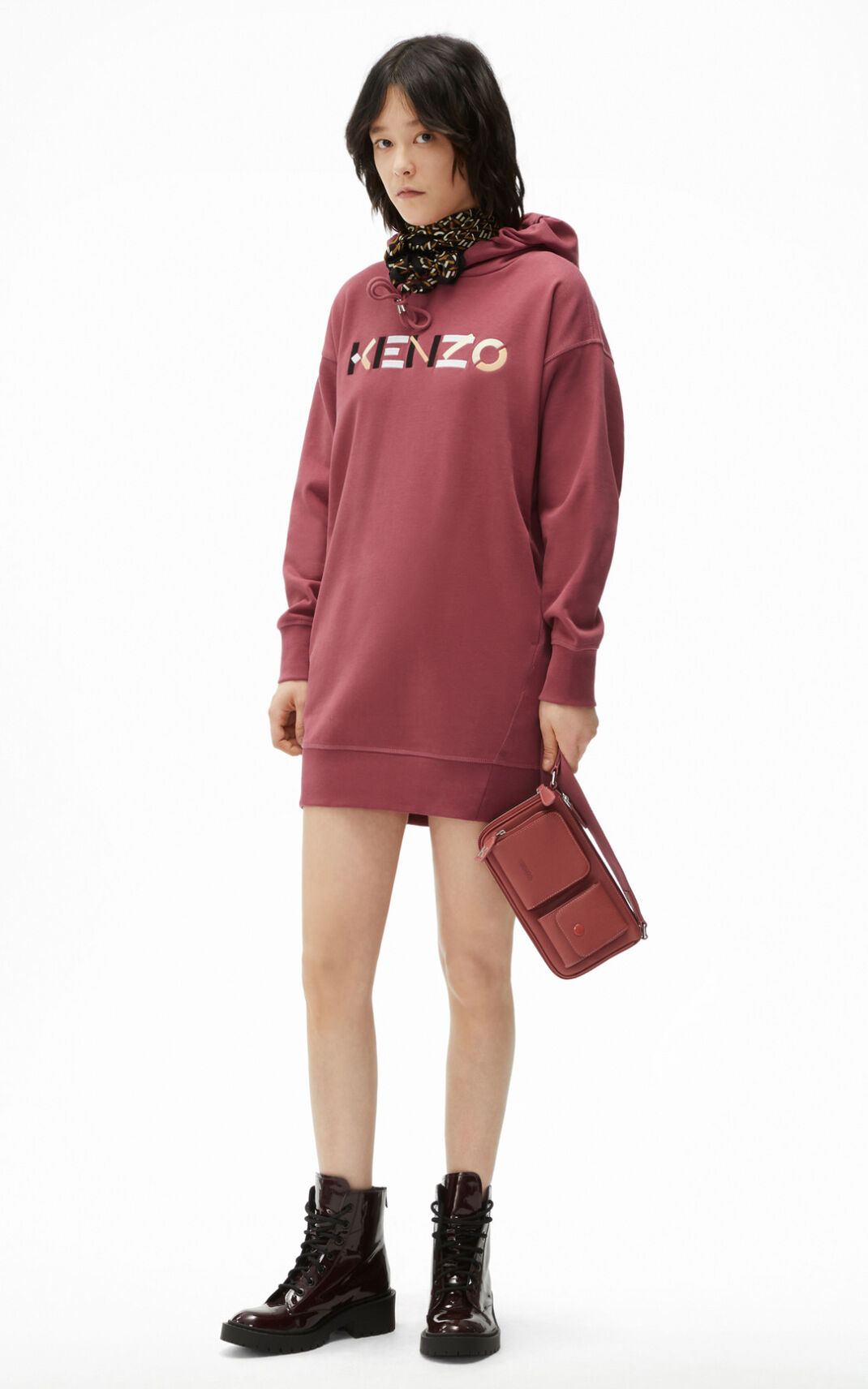 Kenzo logo sweater Klänning Dam | 91053-PDWC